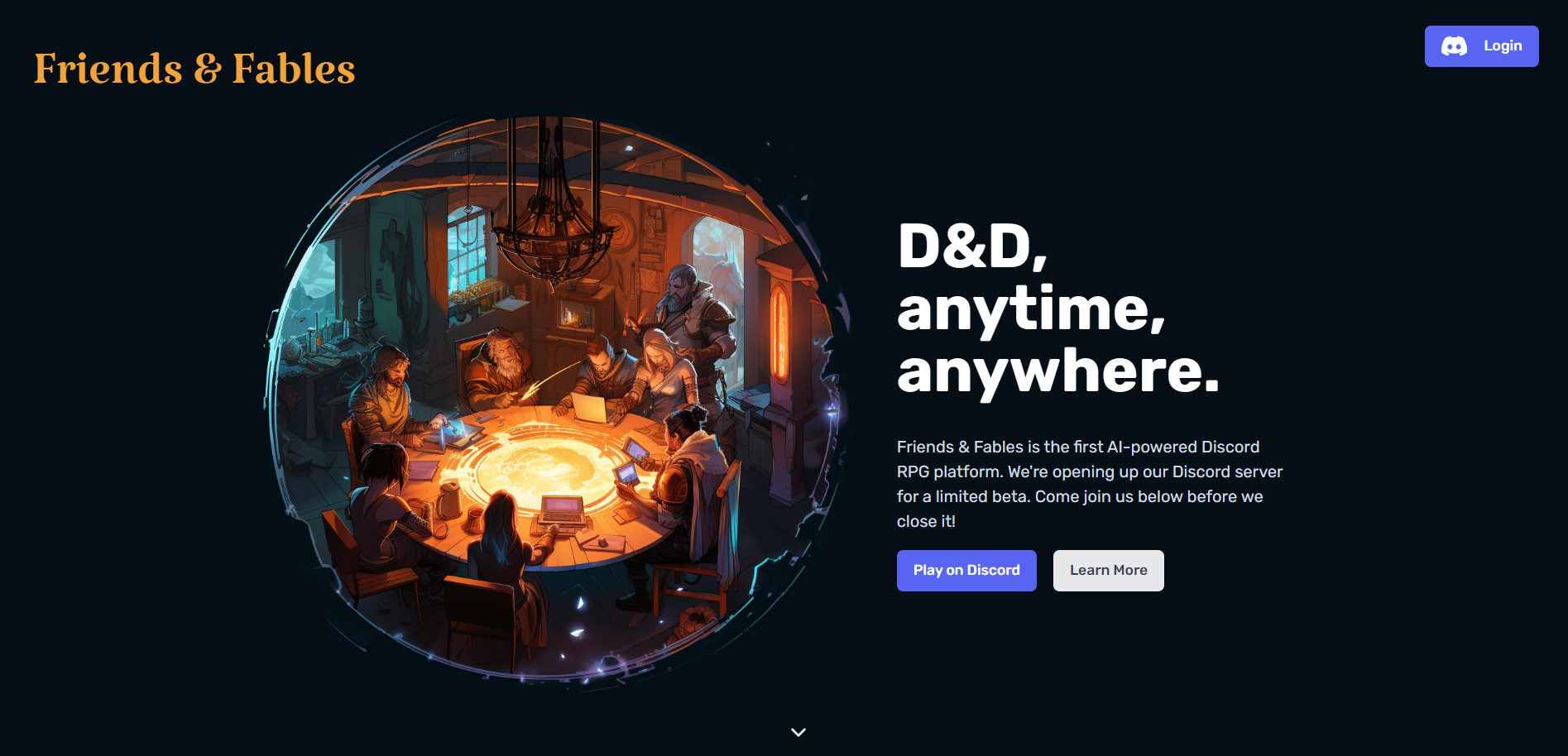 Friends & Fables logo