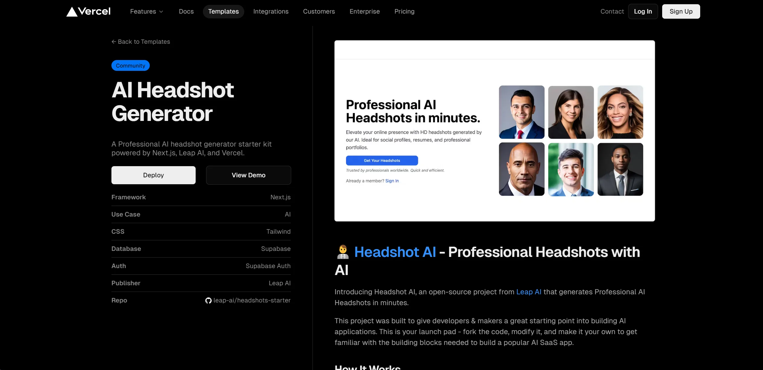 HeadshotGenerator.io logo