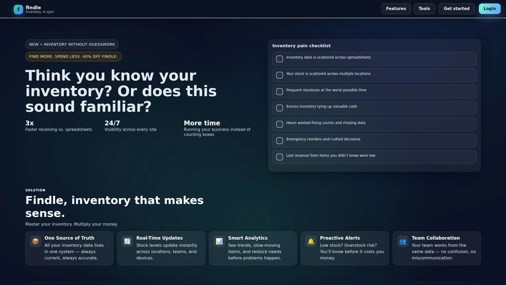 Findle Inventory logo