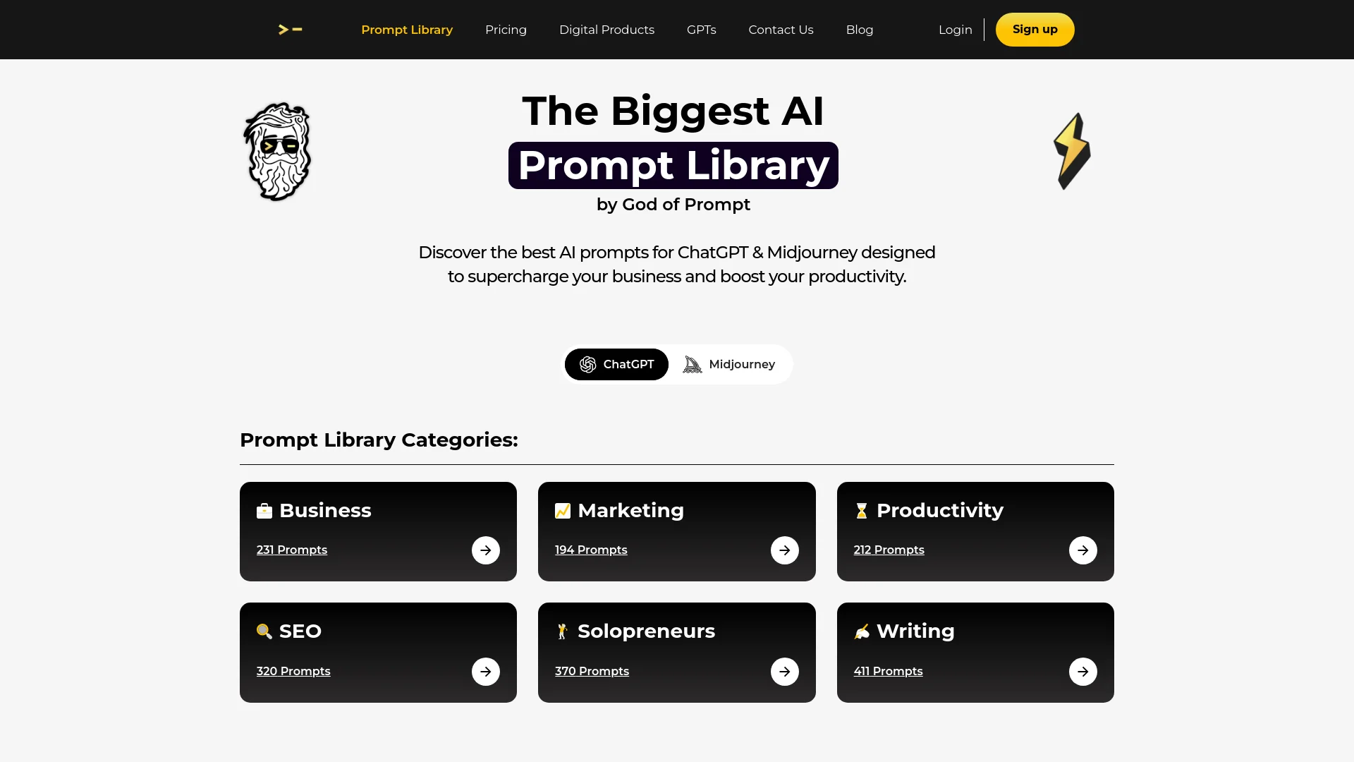 AI Prompt Library logo