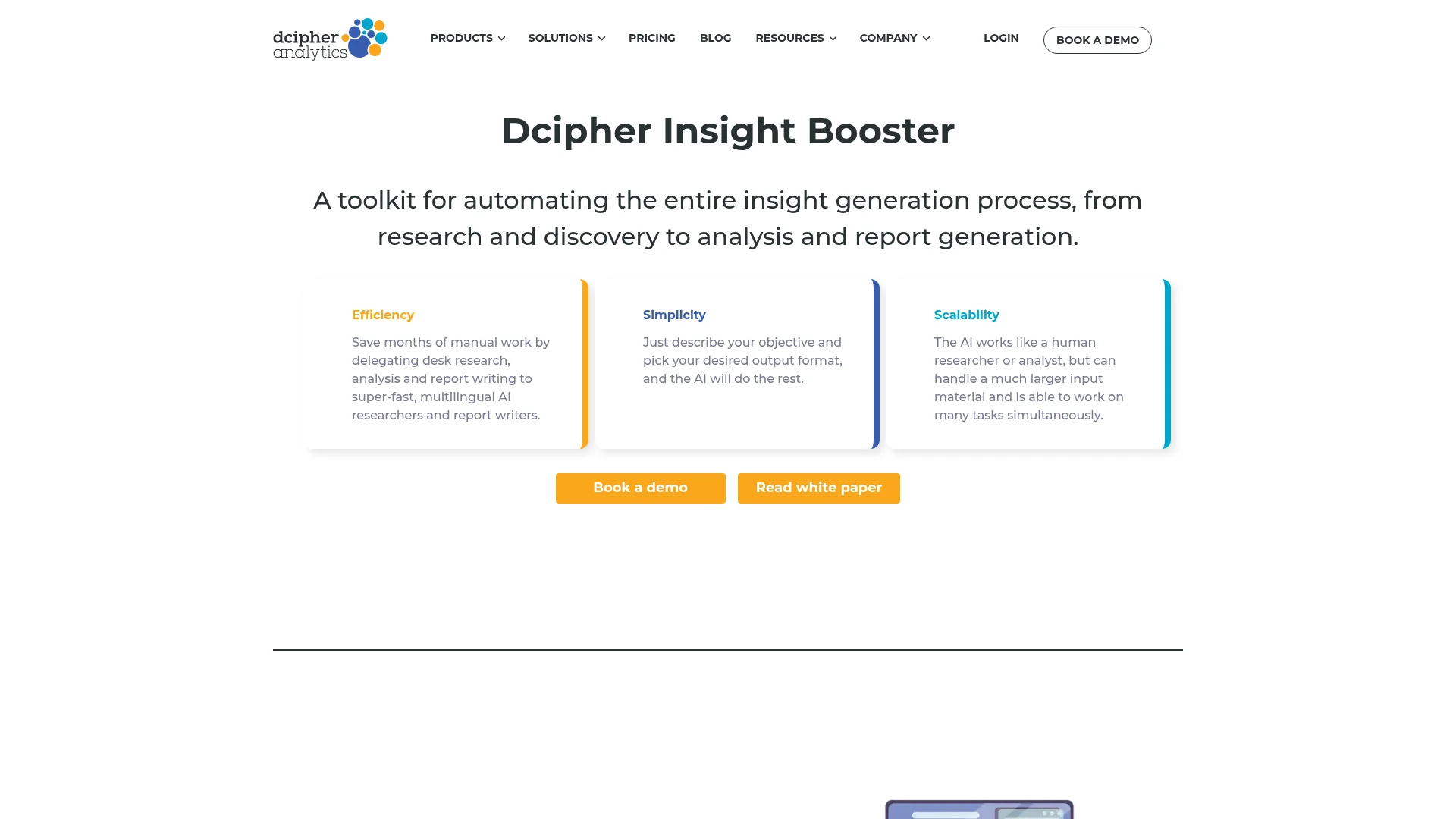 Dcipher Insight Booster logo