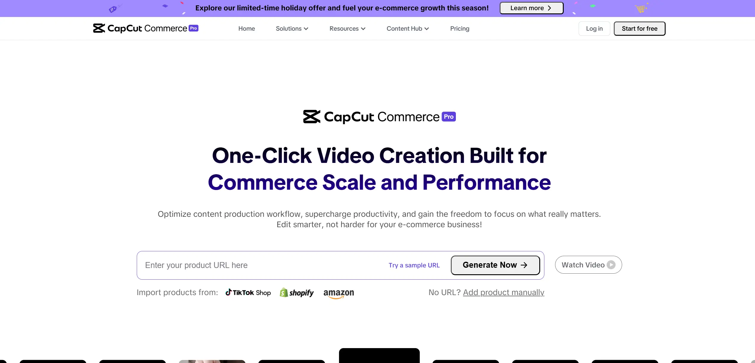 CapCut Commerce logo