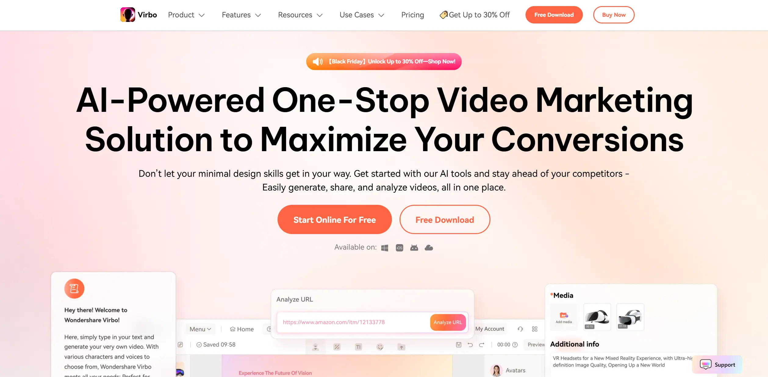 Wondershare Virbo logo