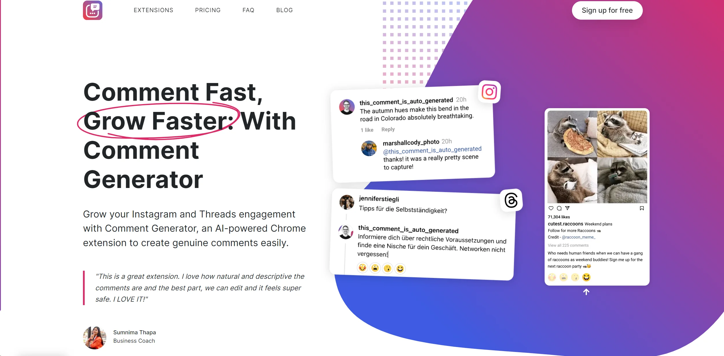 Comment Generator logo