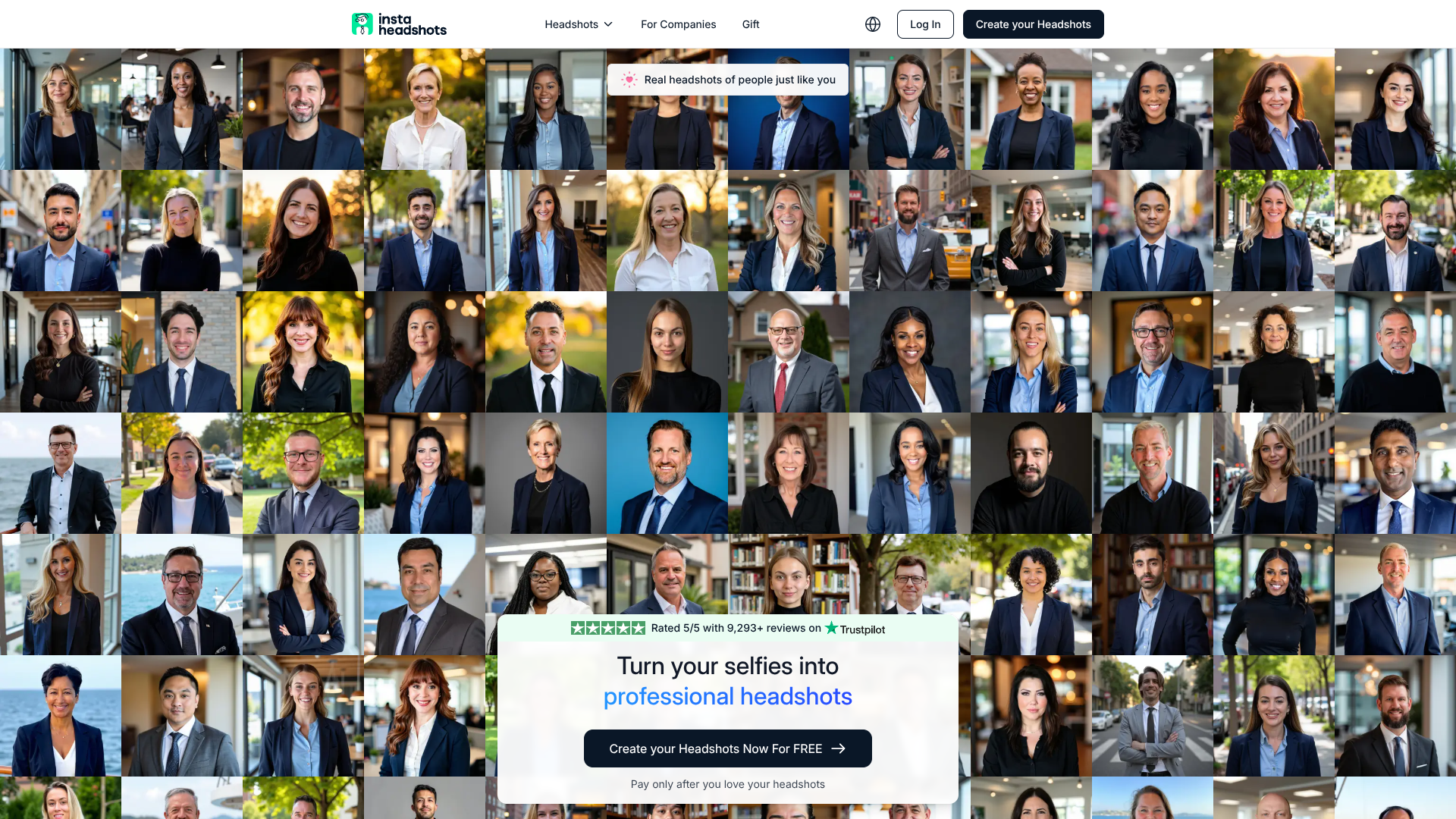 Insta Headshots logo