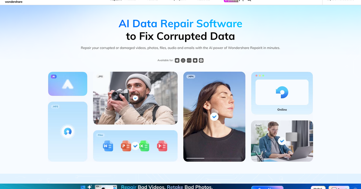 Wondershare Repairit screenshot