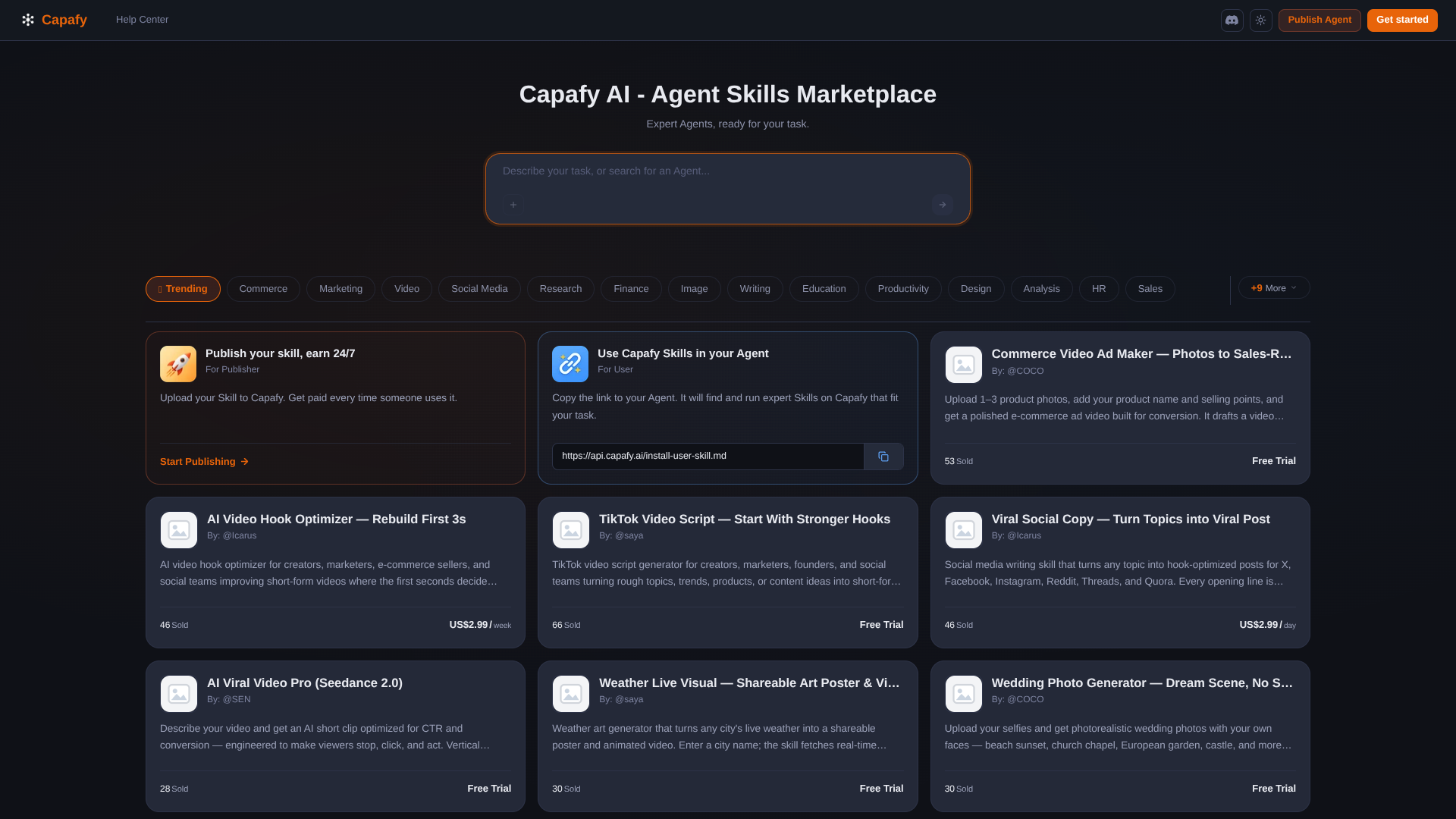 Capafy screenshot