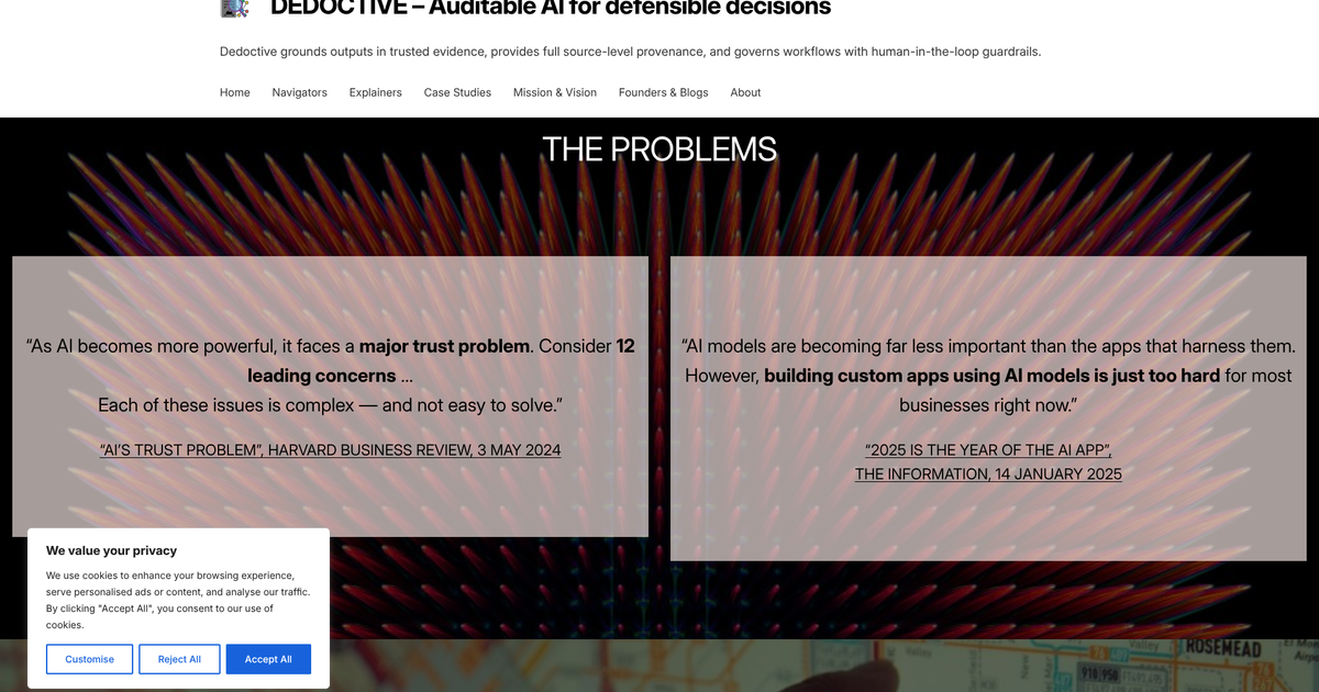 Dedoctive screenshot