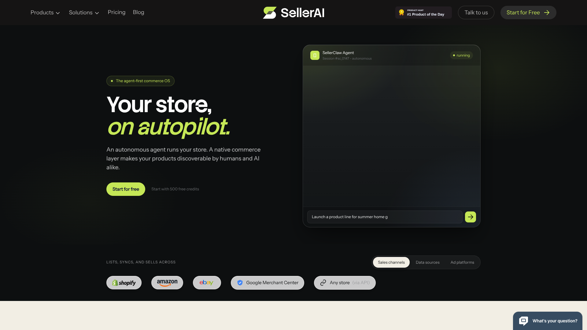 SellerAI screenshot