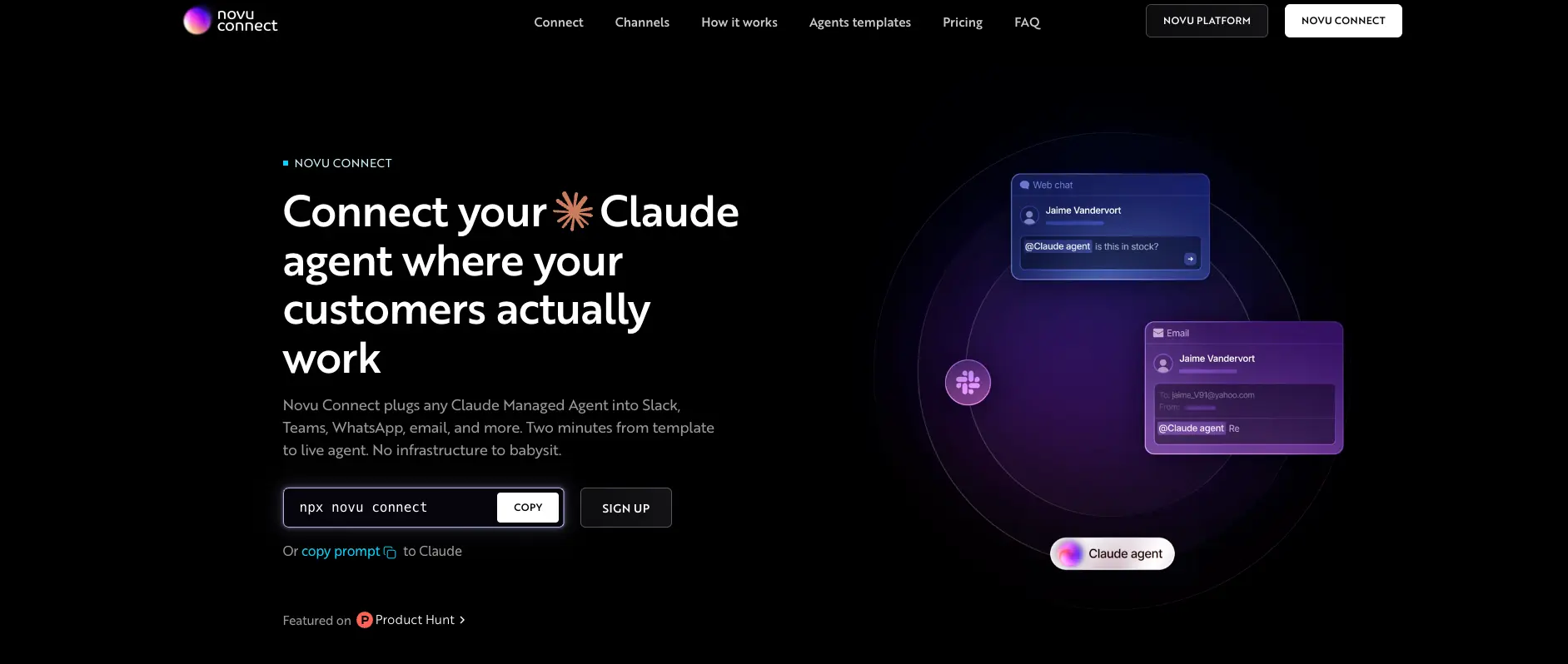 Novu Connect screenshot
