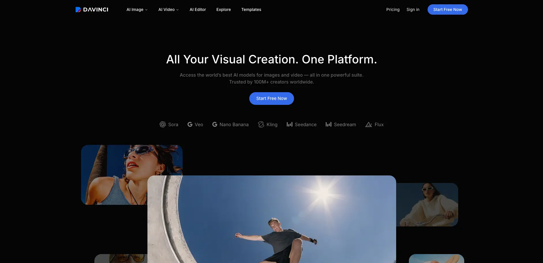DaVinci AI screenshot