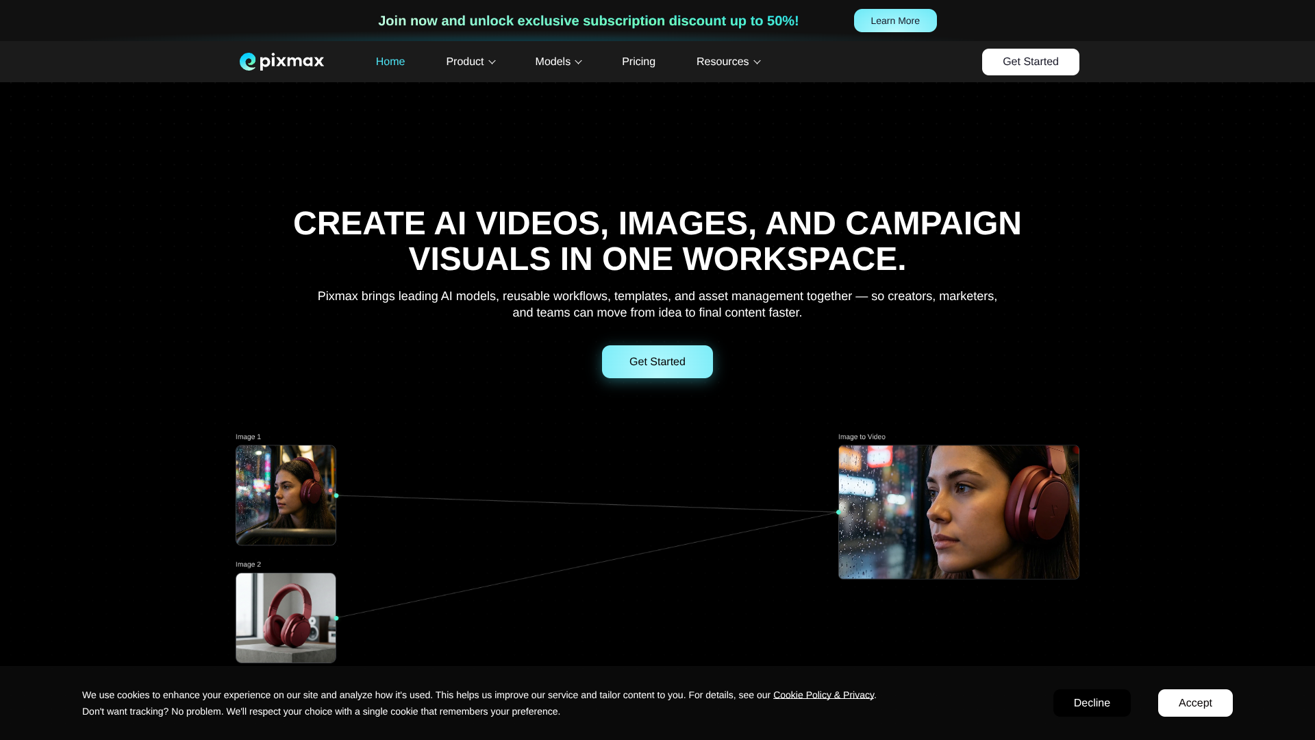 Pixmax.ai screenshot