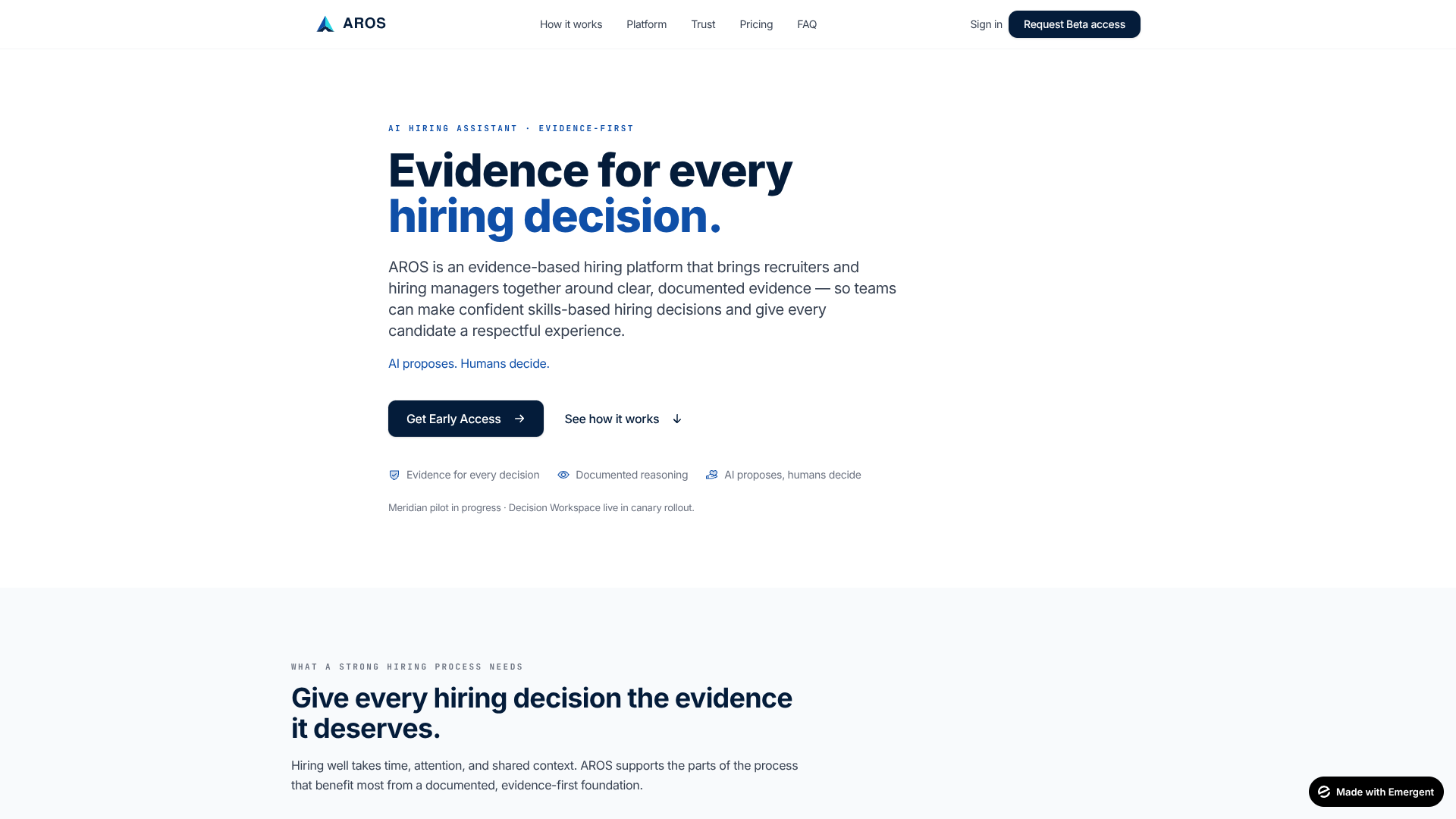 AROS screenshot