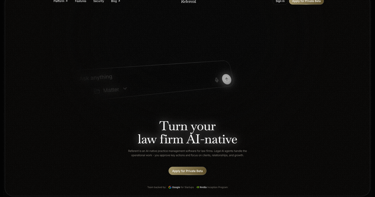 Referent screenshot