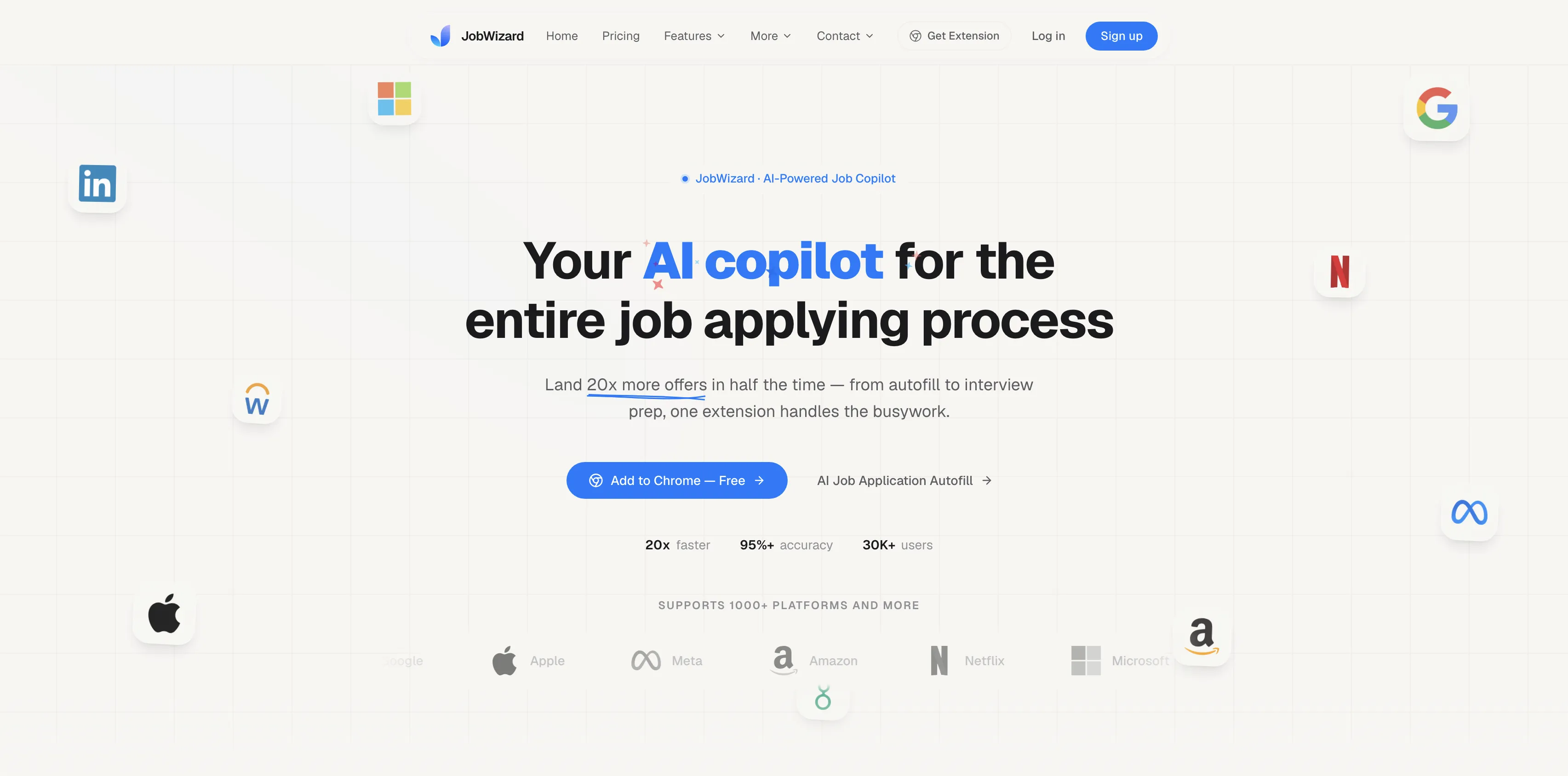 JobWizard screenshot