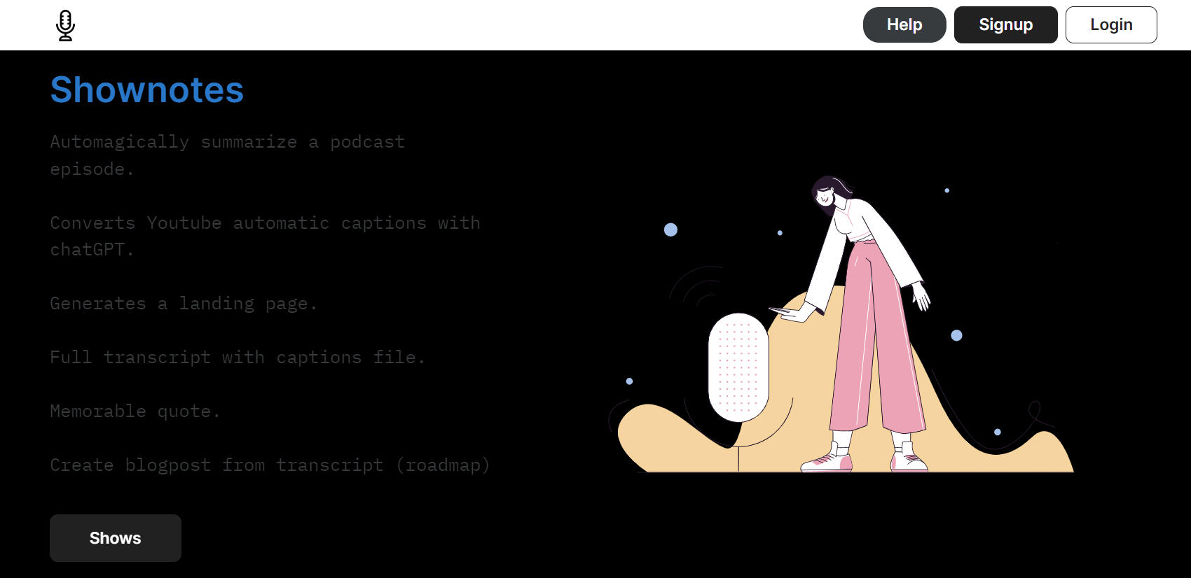 Shownotes logo