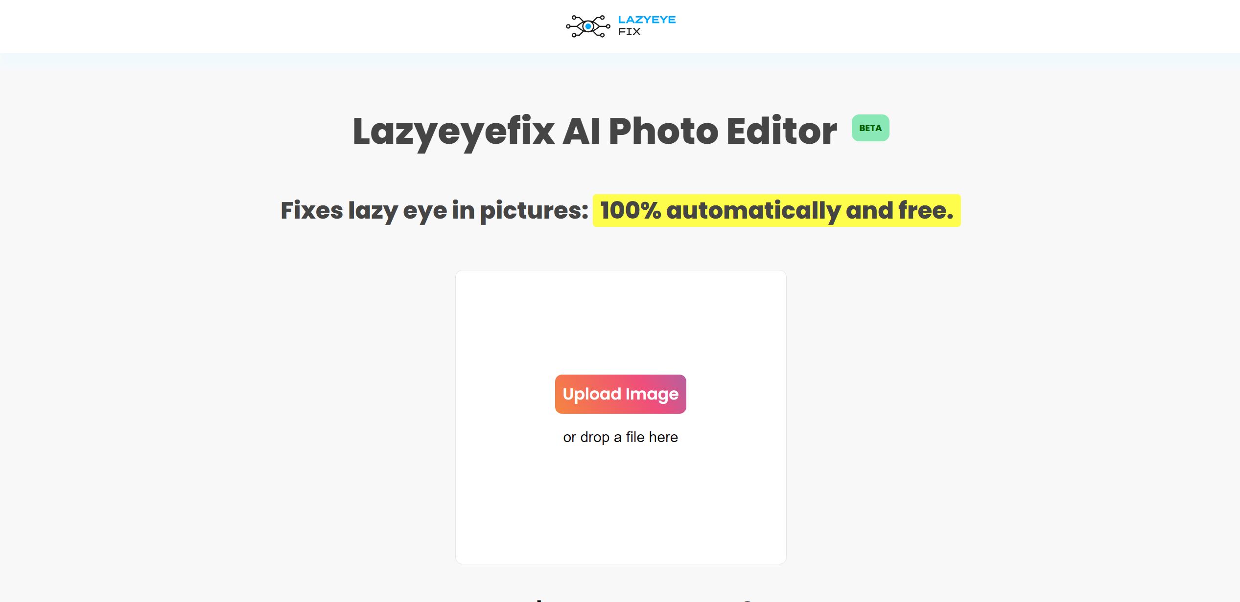 Lazyeyefix AI Photo Editor logo
