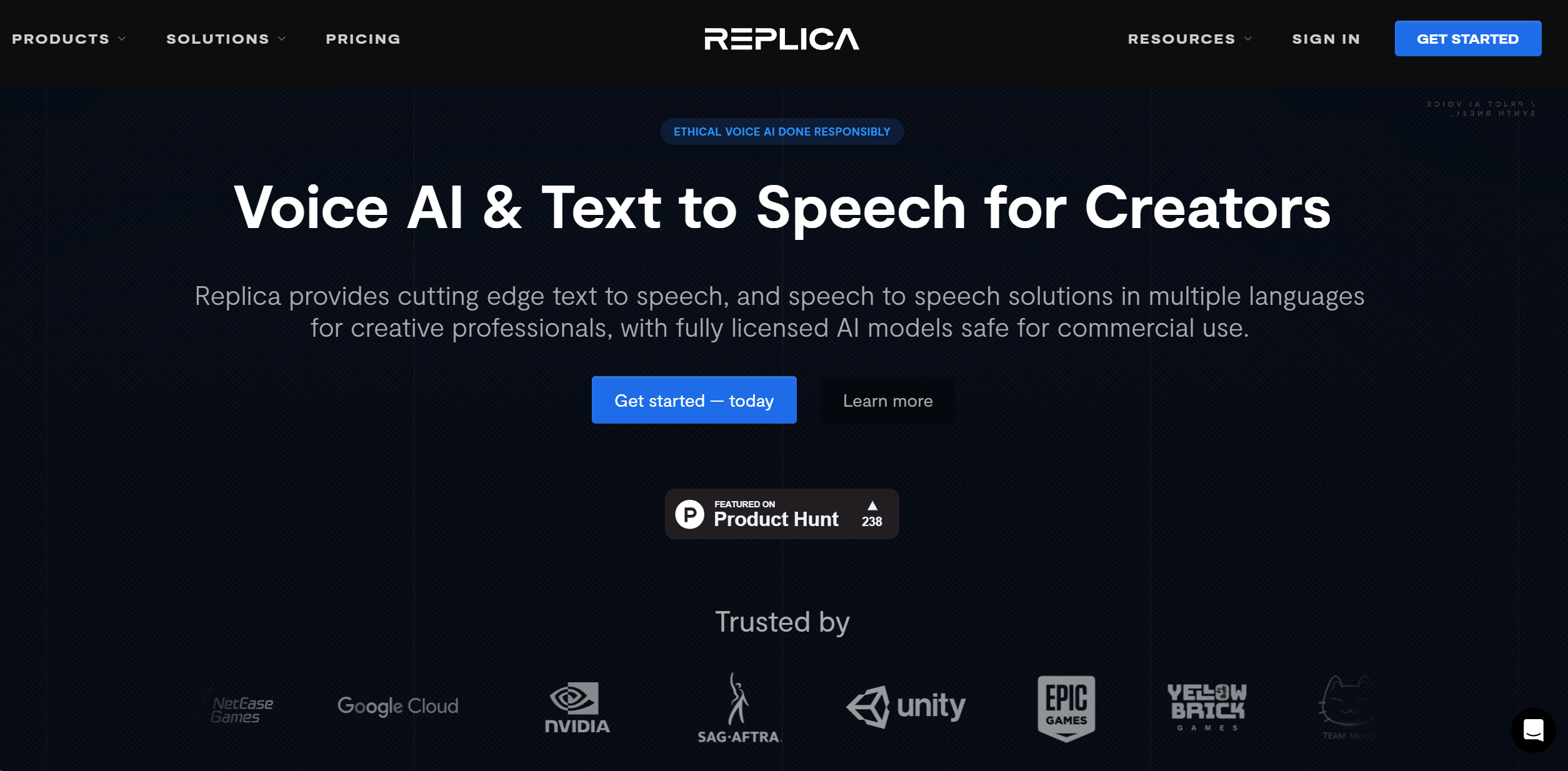 Replica Studios logo