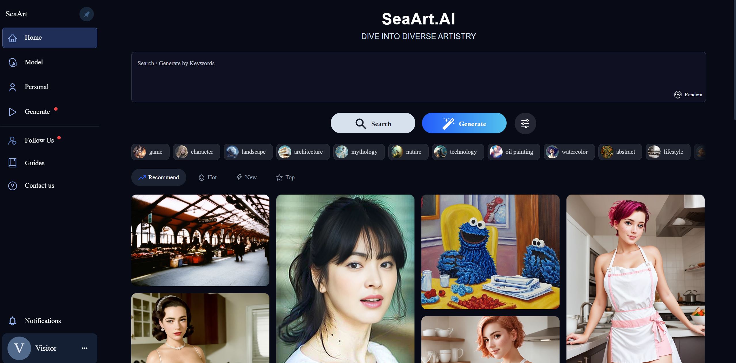 SeaArt AI logo