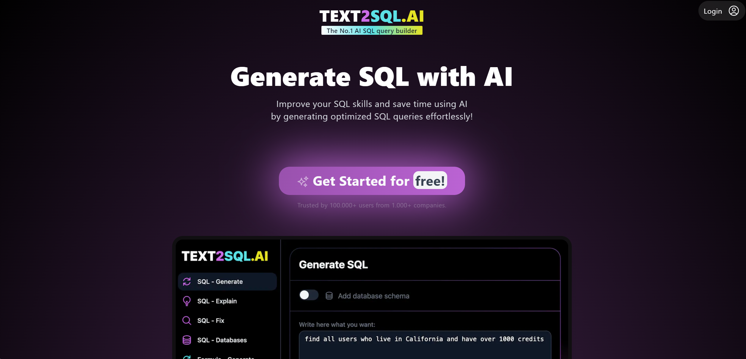 Text2SQL logo