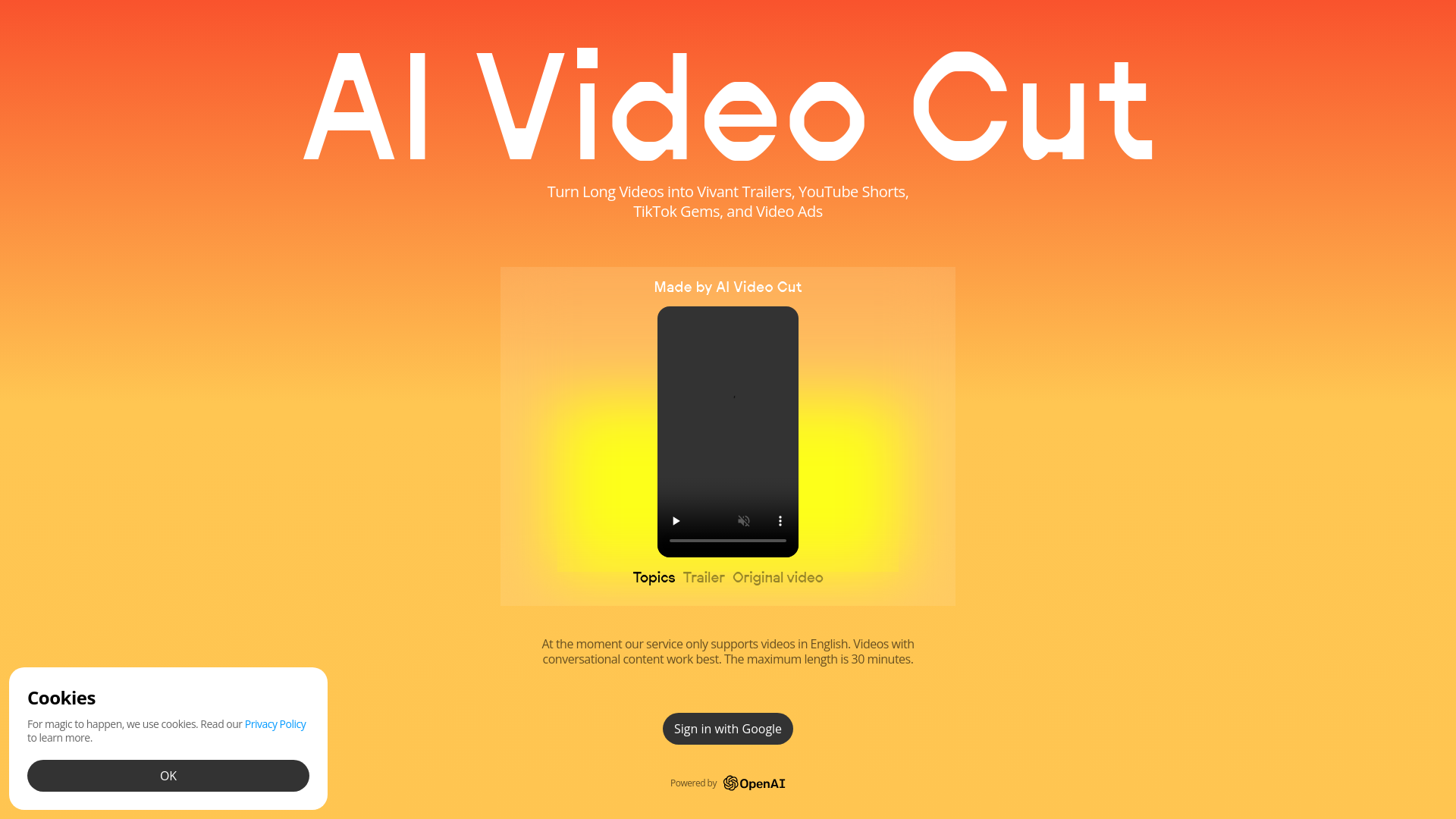 AI Video Cut logo