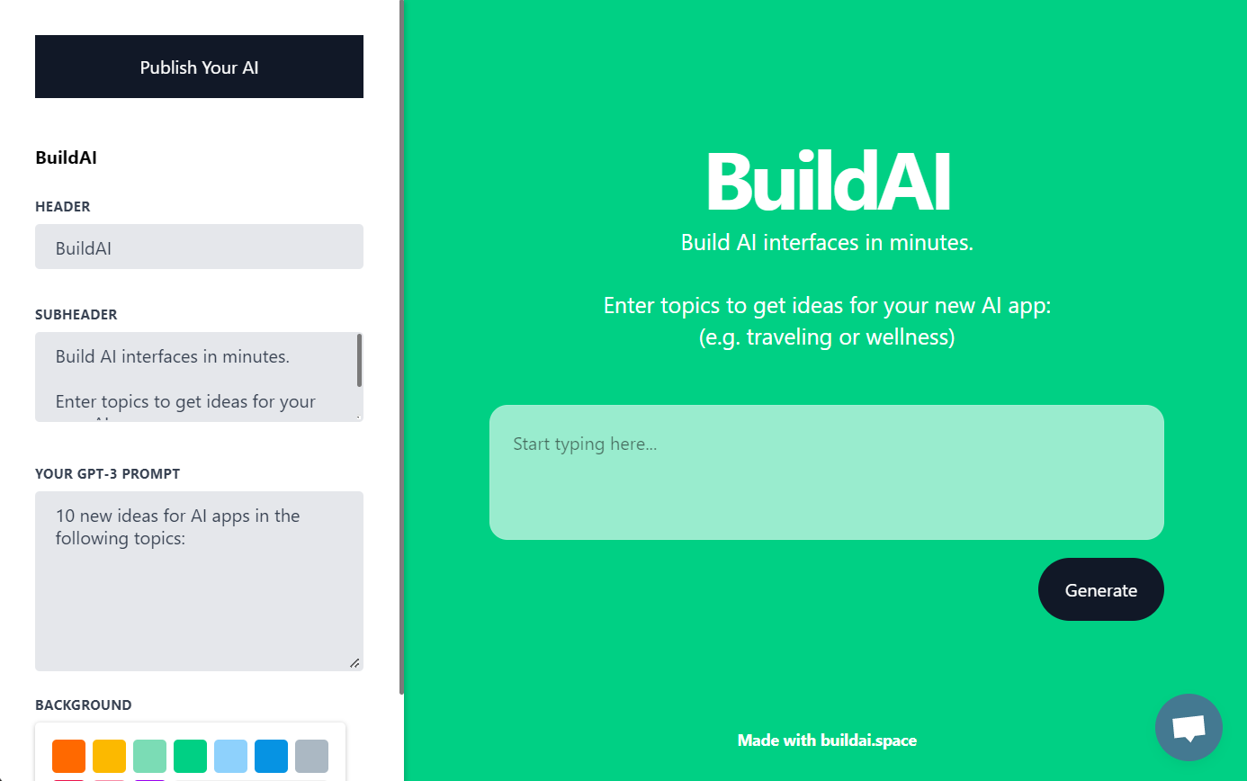 Build AI logo