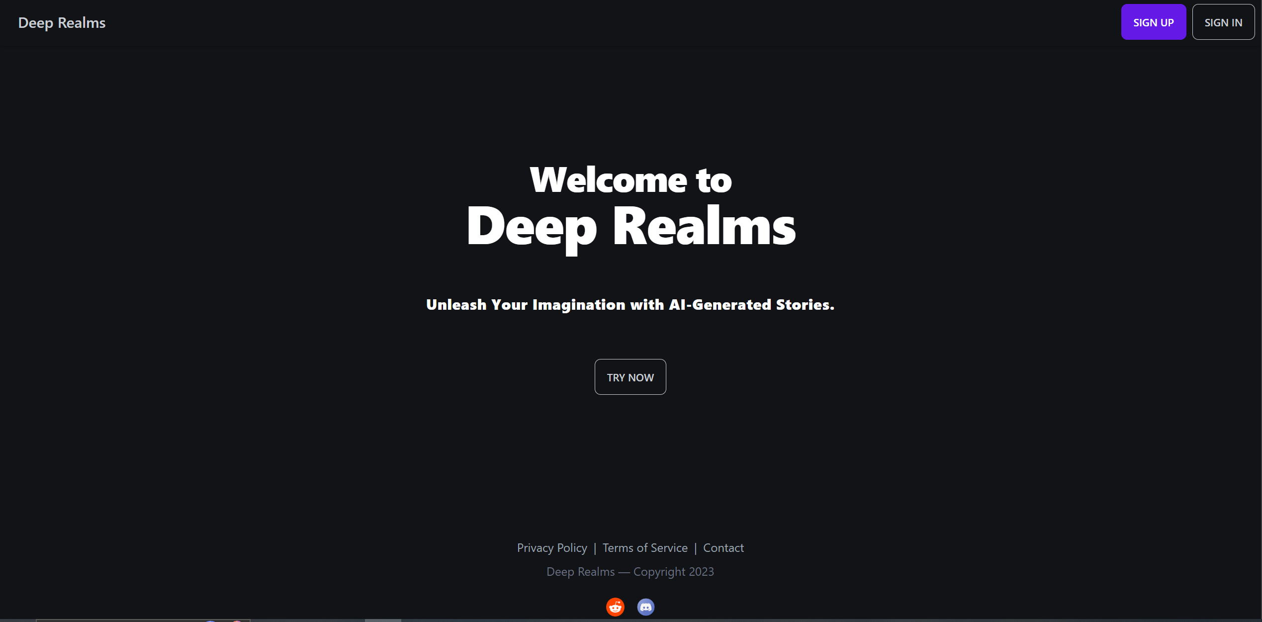 Deep Realms logo