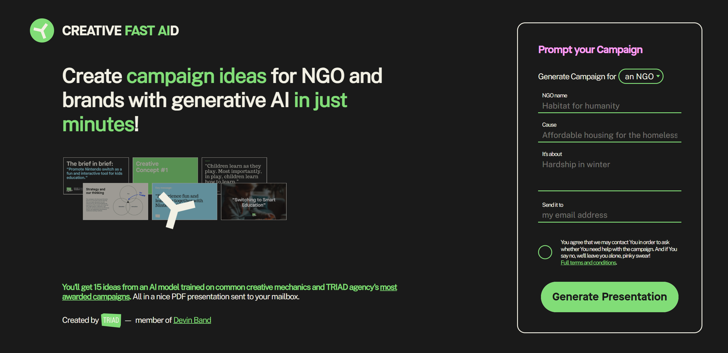 Creative Fast AID logo