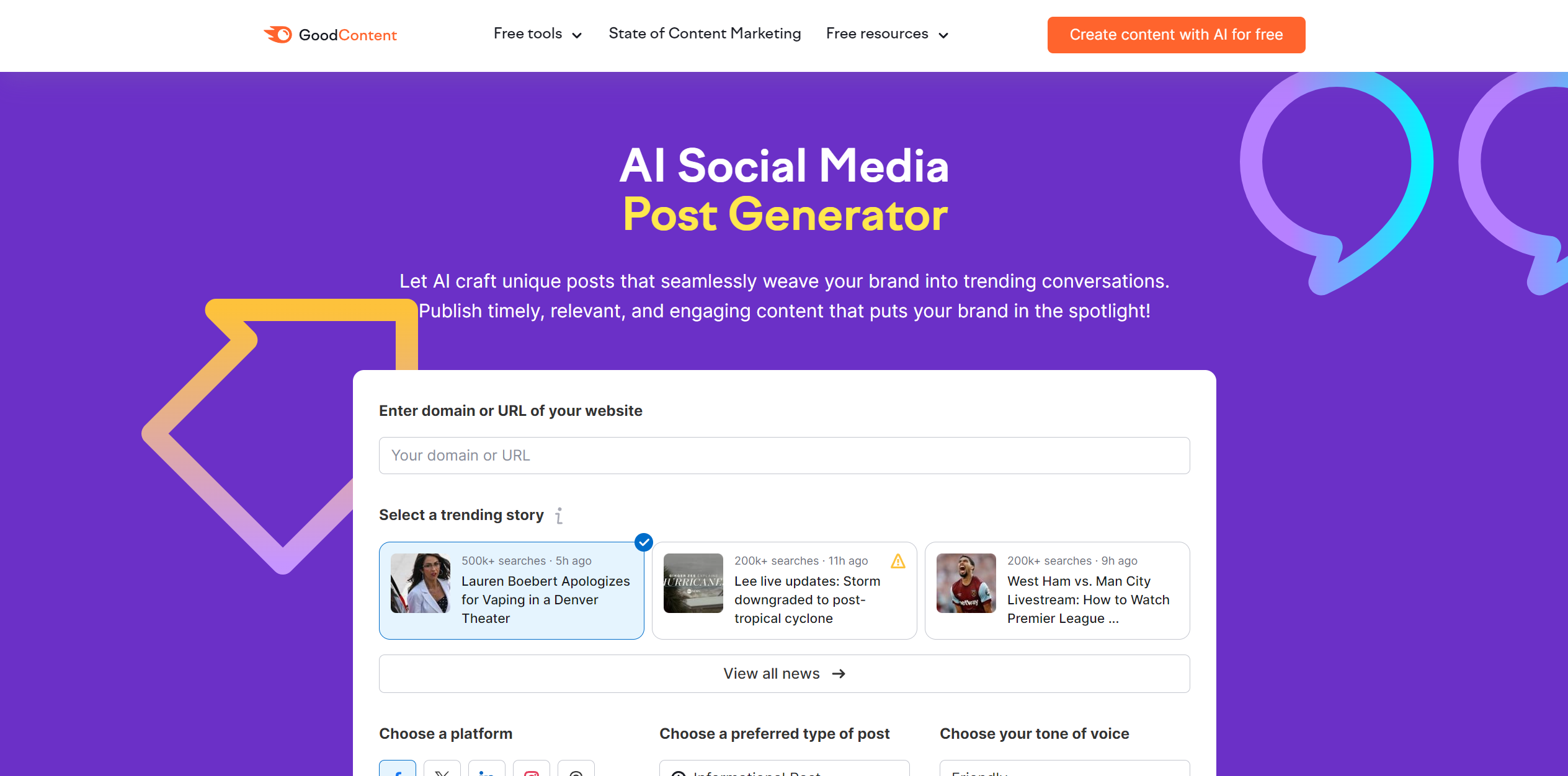 AI Social Media Post Generator logo