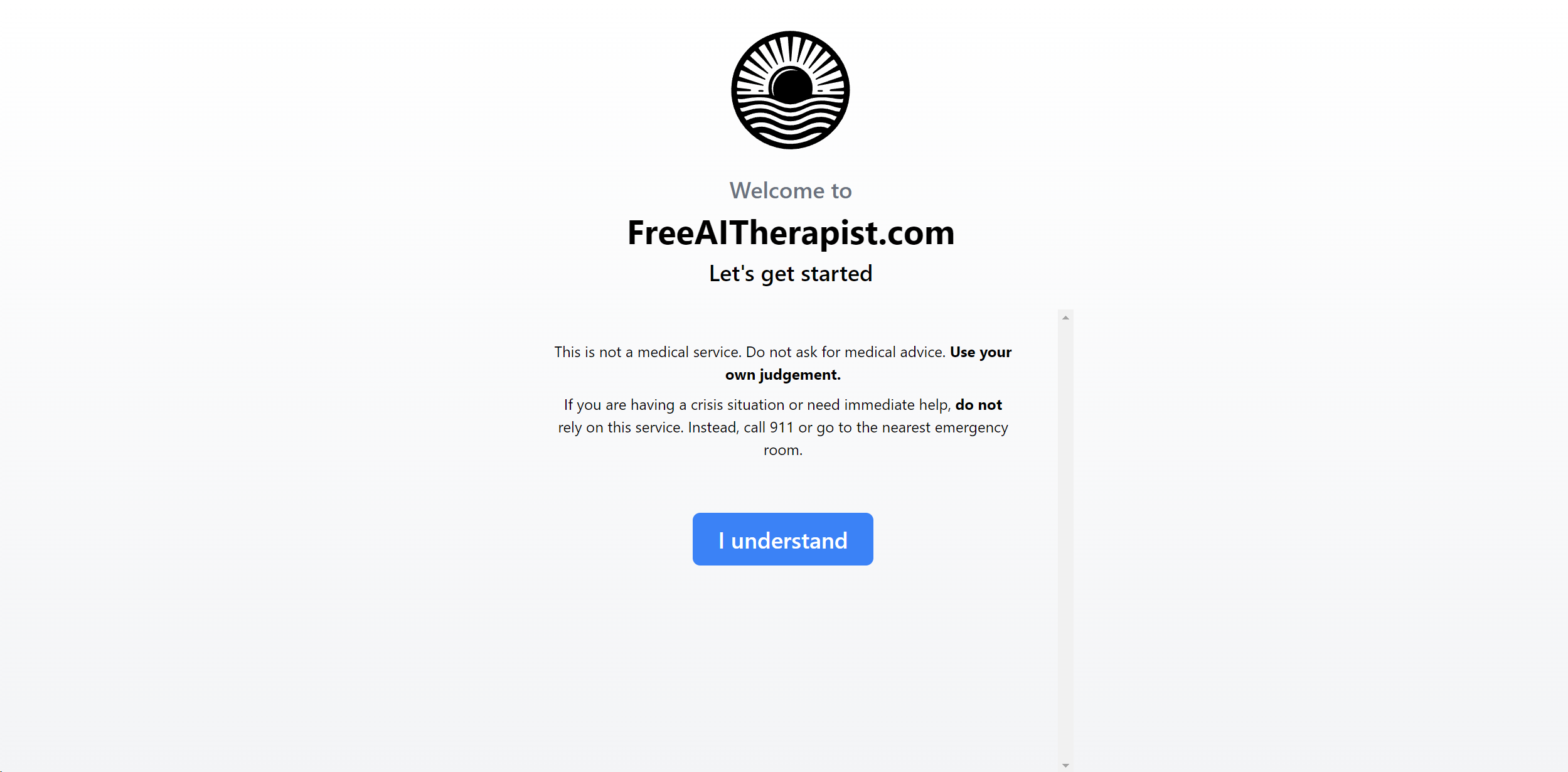 Free AI Therapist logo
